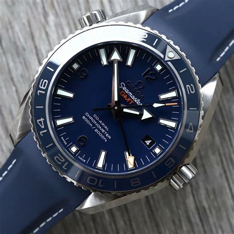 omega seamaster planet ocean titanium gmt